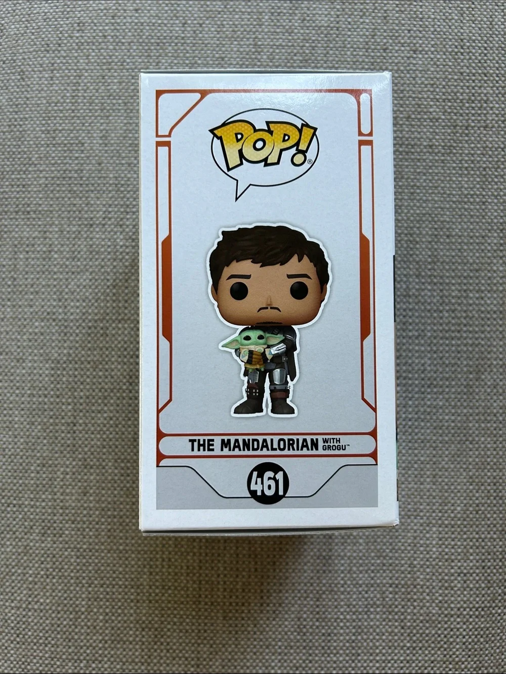 Star Wars Pop Funko The Mandalorian with Grogu Bobblehead 461